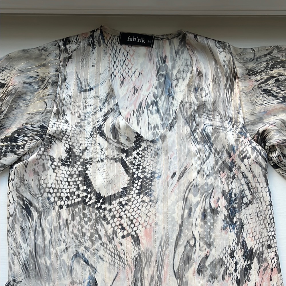 Fab'rik Snake Print Blouse